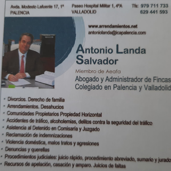 Antonio Landa Salvador en Palencia: Abogado para herencias