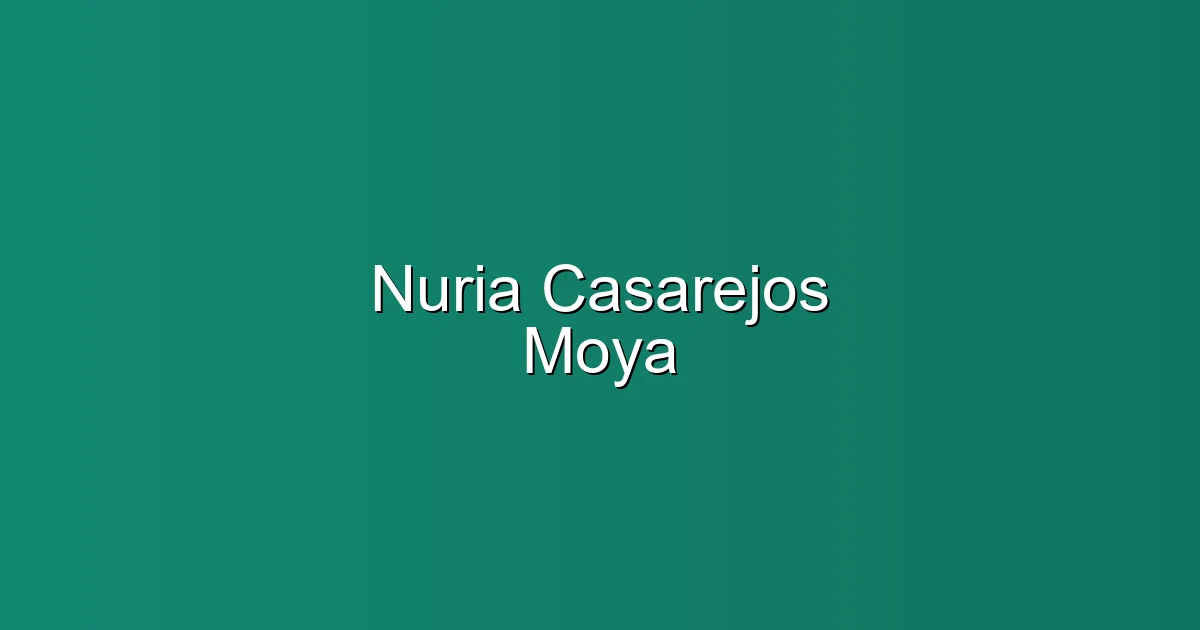 Nuria Casarejos Moya en Valladolid: Abogado